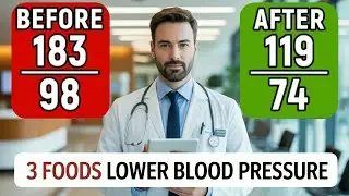 Top 3 Foods to Lower High Blood Pressure Naturally | Heart Health Tips