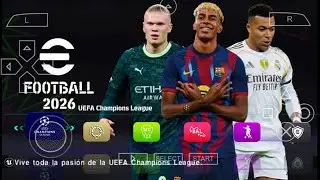 eFootball PES 2026 PPSSPP ORIGINAL ISO DOWNLOAD PES 2026 PSP FULL KITS 26 & TRANSFERS 4K GRAPHICS HD