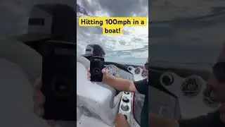 Reaching 100mph in a boat | Speed Boat