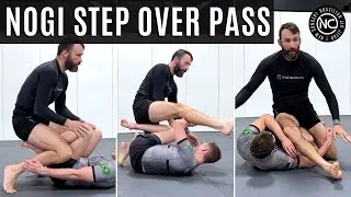New Concept BJJ | NoGi Step Over Pass | Coach Caleb Flippin