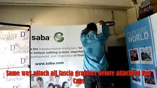 Curve Magnetic Backdrop Setup Magnetic Popup India, Mumbai, Delhi, Bangalore, Chennai, Hyderabad