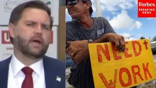 JD Vance Asked About Unemployment Rate Ticking Up To 4-Year High In The Latest Jobs Report