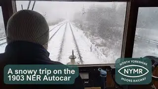A snowy trip on the 1903 NER Autocar.