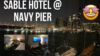 AMAZING ROOM'S VIEW AT SABLE HOTEL STAYCATION @navypier #navypier #chicago #hotel #staycation