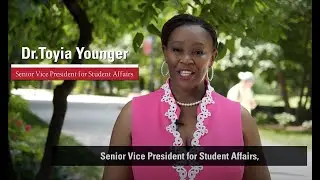 Meet Toyia Younger, Senior Vice President for Student Affairs.