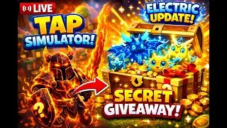 LIVE 🔴 Roblox Tap Simulator HUGE GIVEAWAYS!