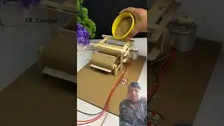 sand Cleaning Machine with Dcmotor #youtubeshorts #diy #motor #tech #machine
