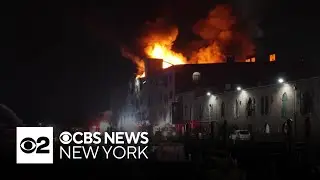 Roof of Red Hook artist warehouse collapses during fire