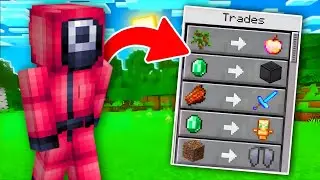 Minecraft, But Squid Game Npc Trade OP Items 😱🔥
