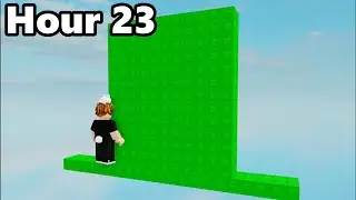 Я пытался выполнять трюки в Roblox в течение 24 часов.