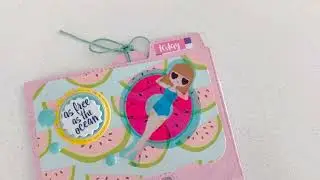 Summer Pocket Memory Dex Card and Altered Index Card