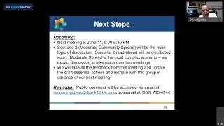 School Reopening Work Group: Operations & Services - June 4, 2020
