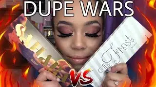 Face Candy Makeup Sahara Palette VS Ccolor Cosmetics The Frost Palette | Dupe Wars