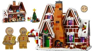 LEGO Christmas Holiday Gingerbread House Build