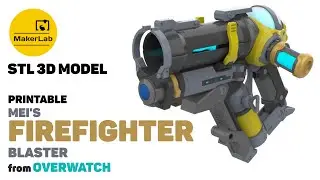 Mei Gun Firefighter Skin - Overwatch - Printable 3d model - STL files