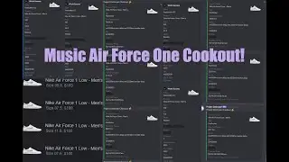 Nike Air Force 1 Music Cookout! (Over 10 pairs) - Wrath, CyberSole, and Project Destroyer