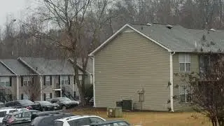 Snowfall in Athens Georgia 2017.