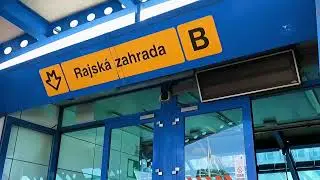 Praha - metro Rajská zahrada ,Prague, Czech Republic