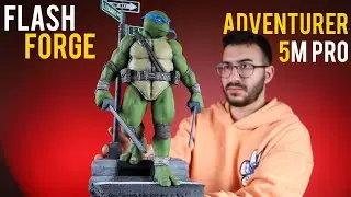 3D Yazıcı ile Ninja Kaplumbağa YAPTIM!