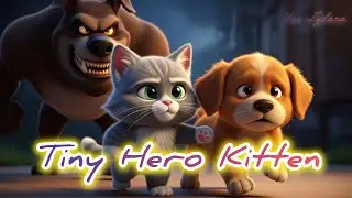 Tiny Hero Kitten. 🙈🙀 