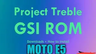 Como Instalar o Android Q 10.0  GSI | Android Q GSI Treble ROM Moto e5 | Instala&ccedil;&atilde;o caos os GSI 2021