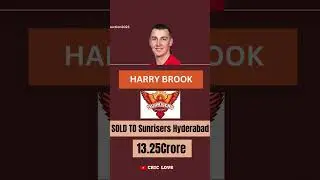 Harry Brook to #sunrisershyderabad #ipl #ipl2023auction #harrybook #cricket #ipl2023