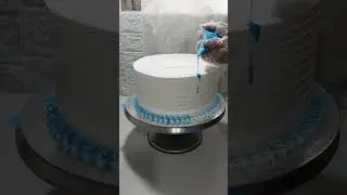 Christening/Baptism Cake for Baby Boy💙🤍#chocomoistcake#christeningcake #baptismcake#ldripcake