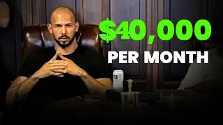 How Much Money Should You Earn Monthly?🤑🤑💵 30,000-40,0000 Andrew Tate  #money #finance #podcast