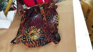 Lightweight Foldable ankara Backpack