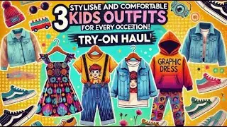 3 Stylish and Comfortable Kids Outfits for Every Occasion! | Try-On Haul