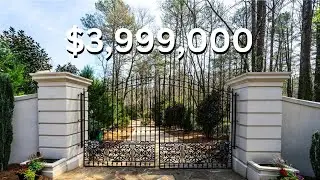 $3.9M Gated Sanctuary Buckhead Estate in Atlanta, GA I Atlanta Luxury Homes I #luxuryrealestate