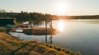 Scenic swing in Yll&auml;s Lapland Finland