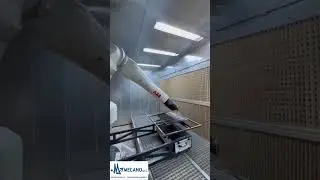 MECANO SRL/ABB =  . CELLA ROBOTIZZATA DI VERNICIATURA CON ROBOT ABB E VERNICIATURA PARTICOLARE