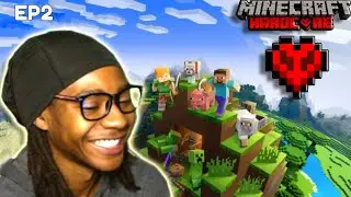 Caving & Expanding Minecraft Hardcore EP2💎