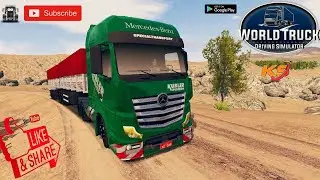 World Truck Driving Simulator (WTDS) Android Gameplay Video 46. New Actros!