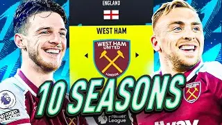 I Takeover West Ham for 10 SEASONS in FIFA 22😍