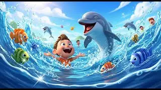 Ocean Animal Dance Party Song for Kids | Sea Animals Song, Popular Nursery Rhyme & Baby Music