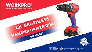 WOKRPRO 20V 13mm Brushless Hammer Driver Drill: Unboxing, Review, and Demonstration