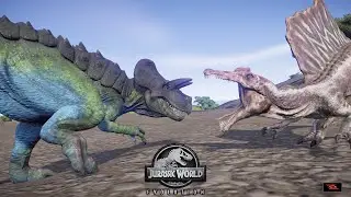 ULTIMASAURUS VS SPINOSAURUS 🦖 Dinosaurs Battle - Jurassic World Evolution