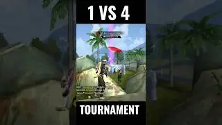 1VS4 🤯🔥Clutch In Tournament #shorts #freefireshorts  #freefire
