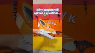 Animalpuppets I don't know trend. #foryou #art craft #video #fox #puppet #idontknow #animals
