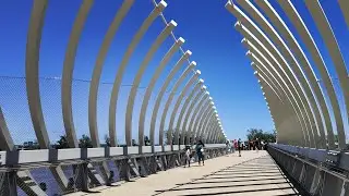 Walk at the Omaha RiverFront During the Missouri River Flood | Summer Day, Ambient Sounds