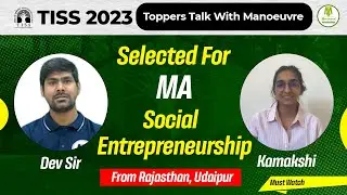 TISSNET 2023 Toppers Podcast - Kamakshi | Selected For M.A In Social Entrepreneurship | TISS