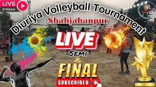 Semis & Final Diuriya Volleyball Night Tournament, Open 🔥 || @sportsoutline #livestream #live