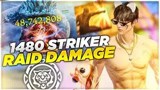 [LOST ARK] | 1480 Striker DEATHBLOW |  Raid Guardian Damage Showcase