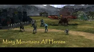Edain Mod 4.6 New Faction All Heroes All abilities Misty Mountains Effects Showcase Gameplay I BFME