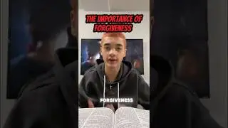 The Importance Of Forgiveness #christ #christisking #jesus #jesuschrist #bible #holyspirit #messiah