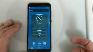 PinePhone Plasma new menu