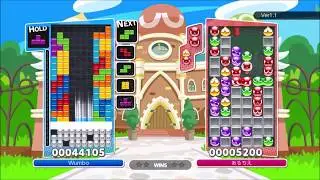 Puyo Puyo Tetris - Wumbo vs Aruchie (24 Combo)