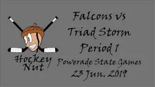Period 1 Falcons vs Triad Storm (Powerade State Games)
